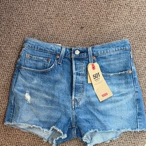 Levi's Classic Blue Jean Shorts